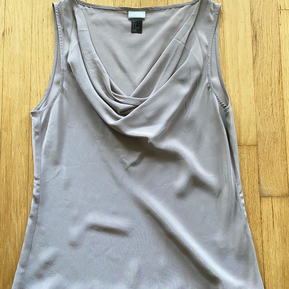 H&M 100% silk top